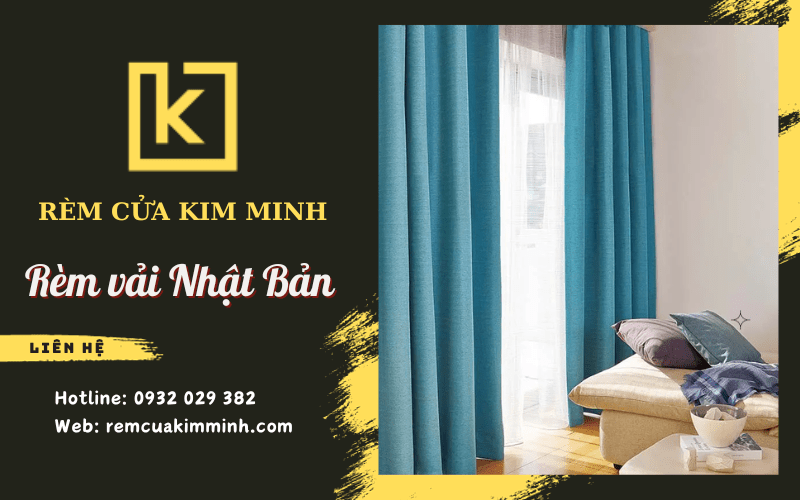 rèm vải Nhật Bản