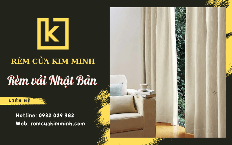 rèm vải Nhật Bản