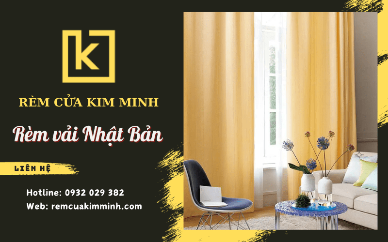 rèm vải Nhật Bản