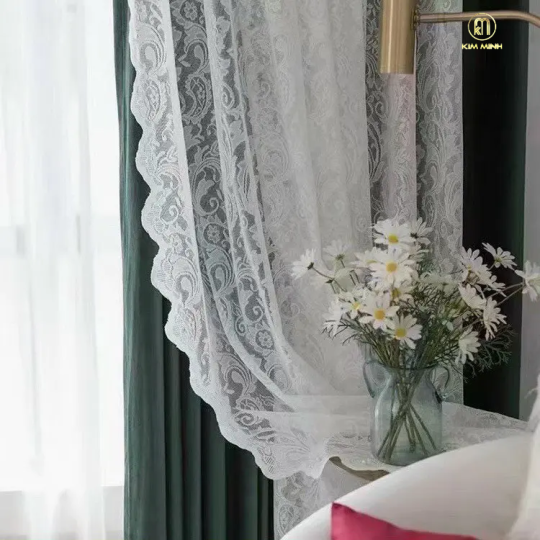 Rèm Vải Voan Thêu TP-MD-18