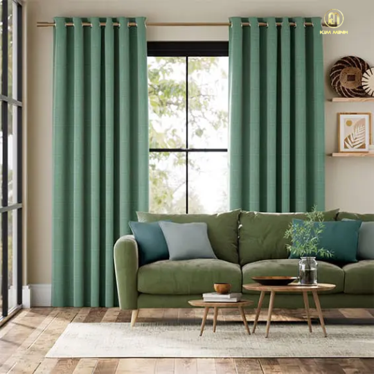 Rèm Cửa Sổ Phòng Ngủ Màu Xanh