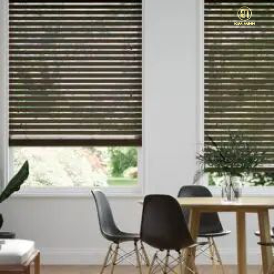 Màn Gỗ Classic Black STW-022 Star Blinds 50mm