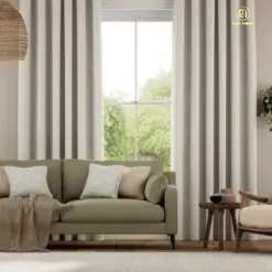 Rèm Vải Màu Kem Hiện Đại Frank Gp1991