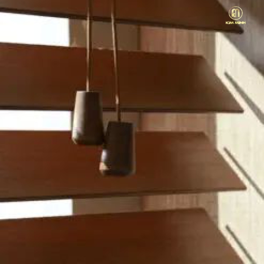 Rèm Gỗ Thông Tuyết Đẹp SANKAKU SKK 503