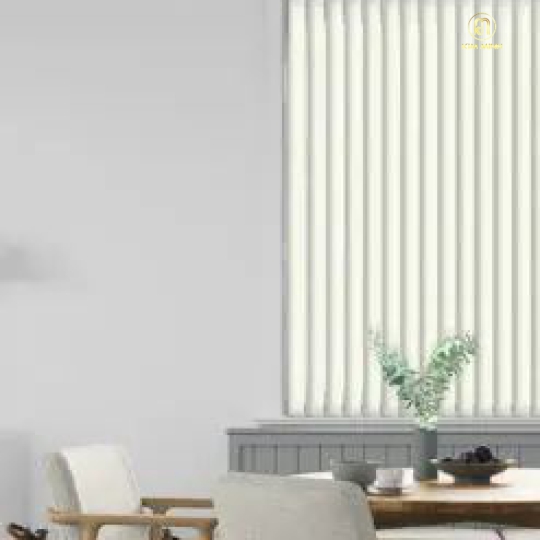 Rèm Lá Dọc Màu Kem Đẹp SL-002