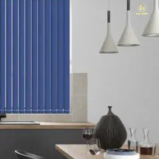 Rèm Lá Dọc Vải Trơn Cản Sáng D209