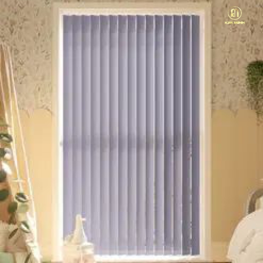 Rèm Vải Lá Dọc Vân Gỗ Cao Cấp Unique A511