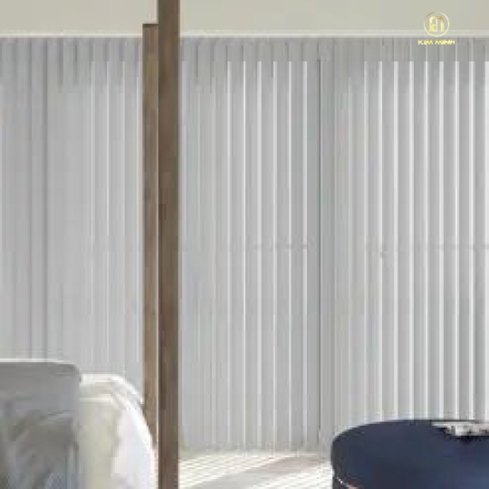 Rèm Vải Lá Dọc Vân Gỗ Cao Cấp Unique A512